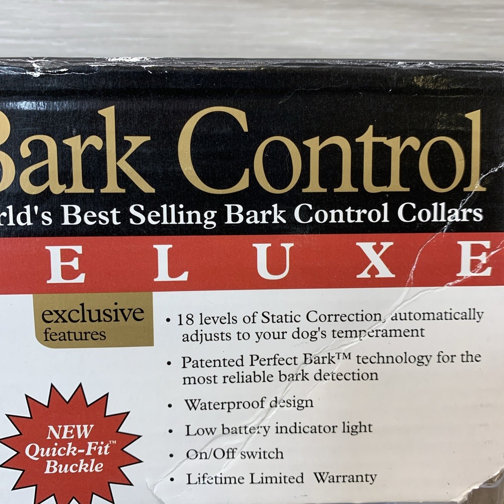 PetSafe DBC-100 Bark Control Collar Red Nylon Adjustable Strap No Battery New