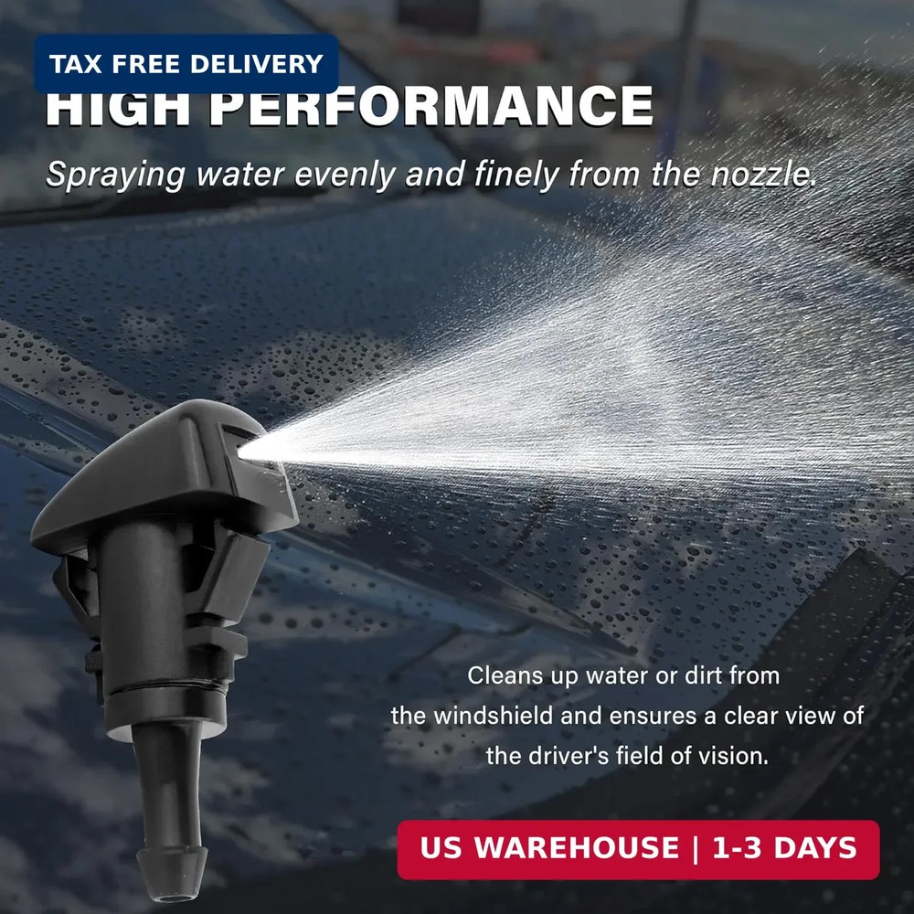 2PCS Front Windshield Washer Nozzle Compatible with Chrysler Dodge Ram,Car Winds