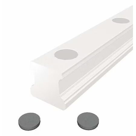 Thomson 531Hp25 Plastic Rail Plugs, Od 11 Mm, Pk25