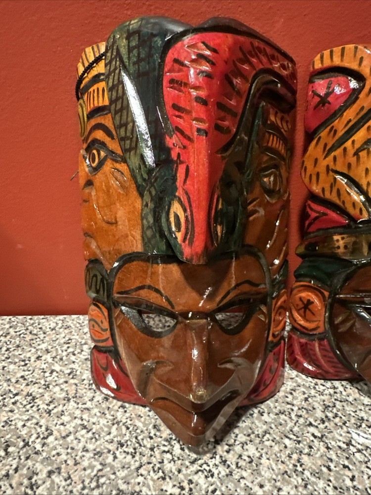 2 Hand painted? Tribal? Face Mask SH8
