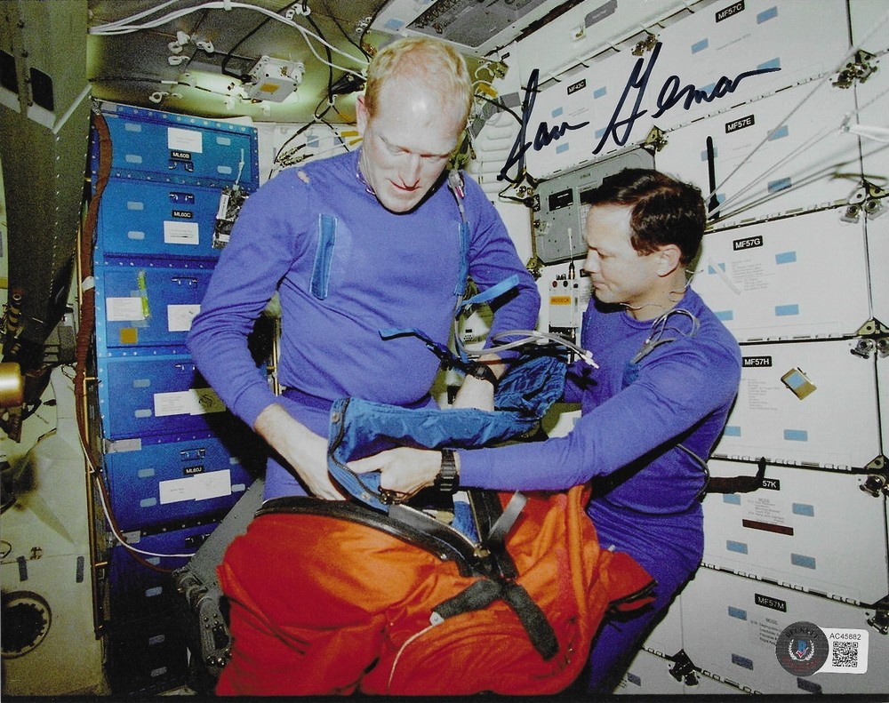 Charles Sam Gemar Signed 8x10 Photo Autographed BAS NASA Astronaut Skylab 82