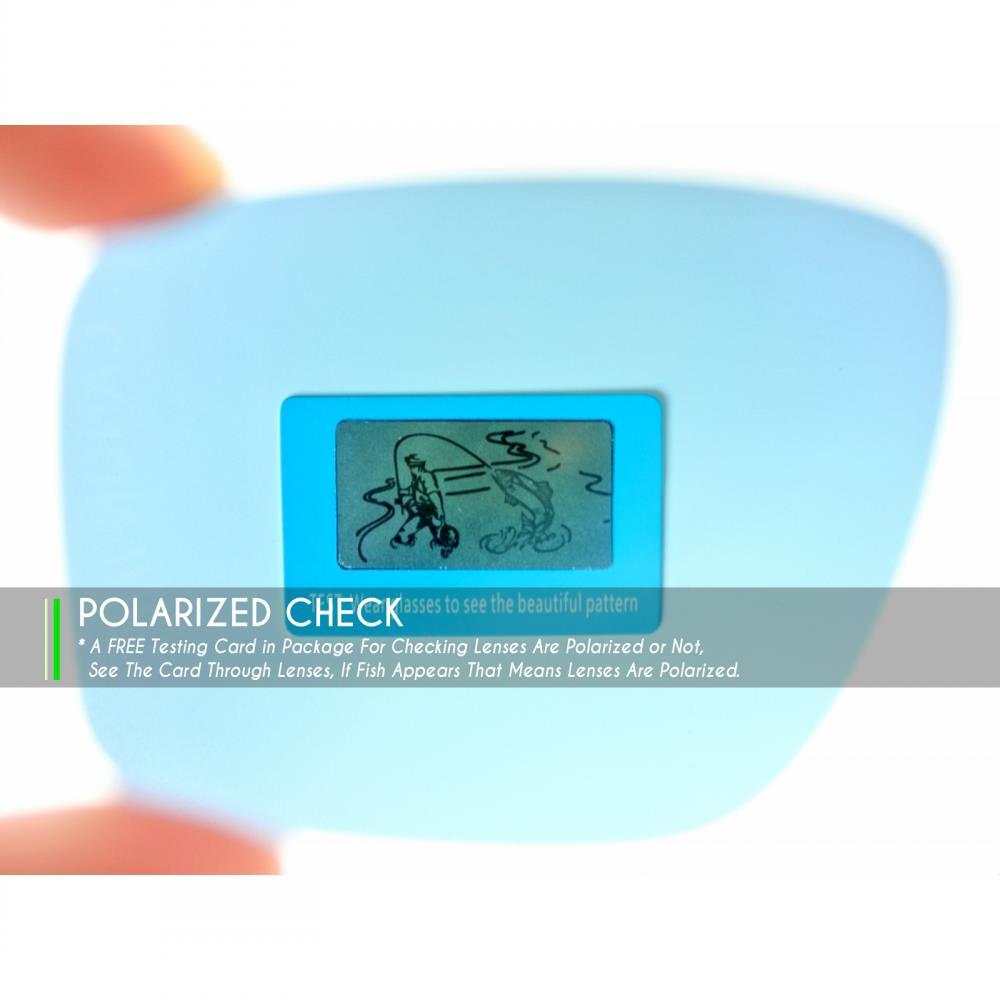 hdhut Anti-Scratch Polarized Replacement Lenses for-Oakley Feedback OO4079 Frame