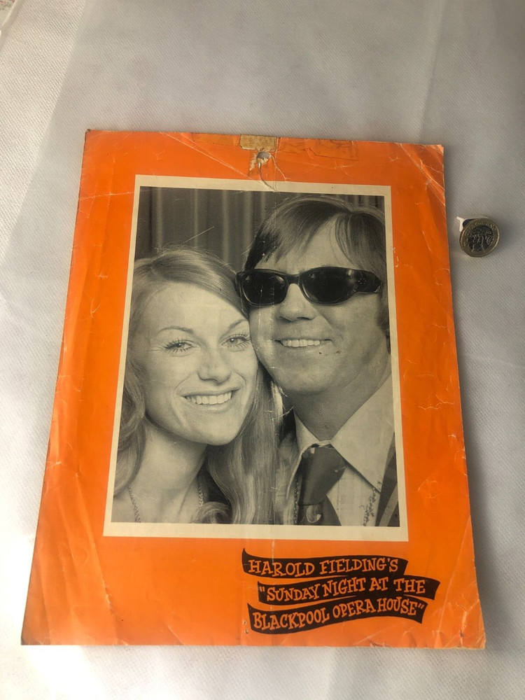 Theatre Programme Harold Fieldings 1976 Blackpool Opera House ra