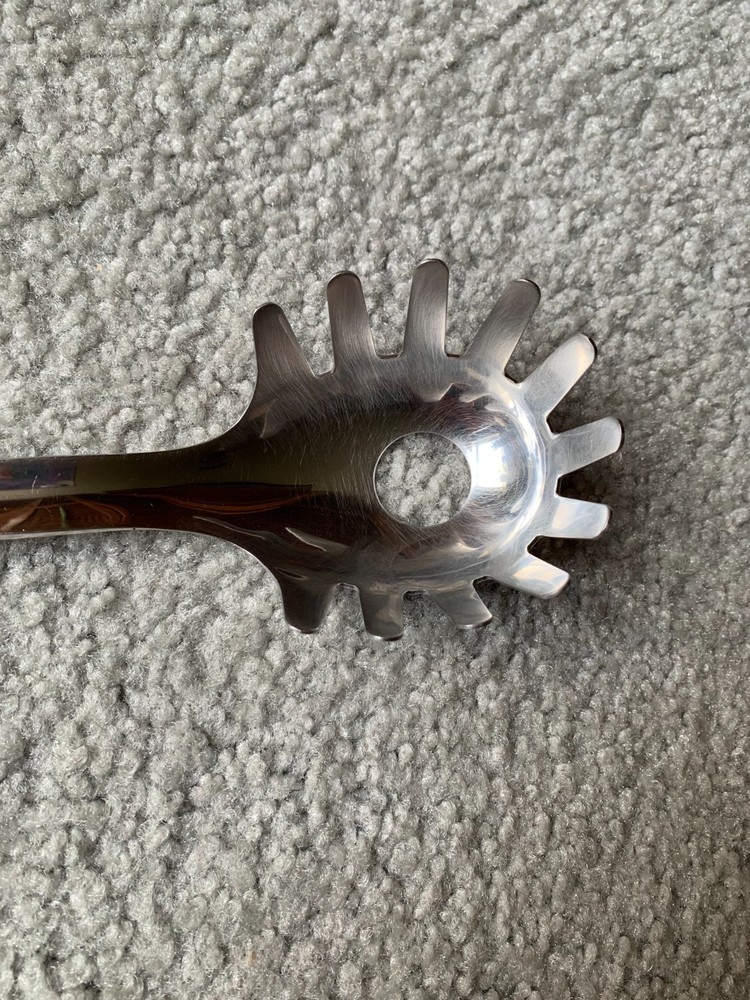 Stainless Steel Spaghetti Server 13-Inch metal handle
