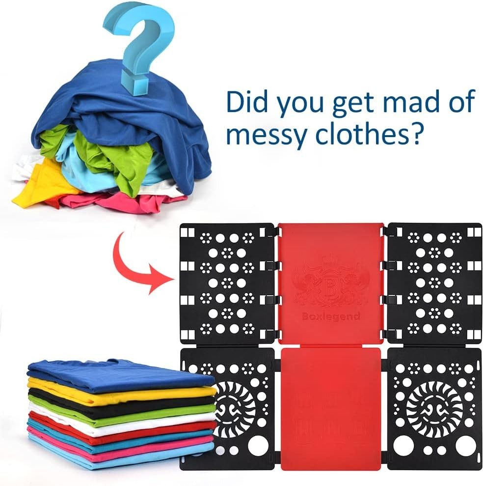 Premium Clothes Folder for Adults & Kids - Compact and Efficient Folding Tool