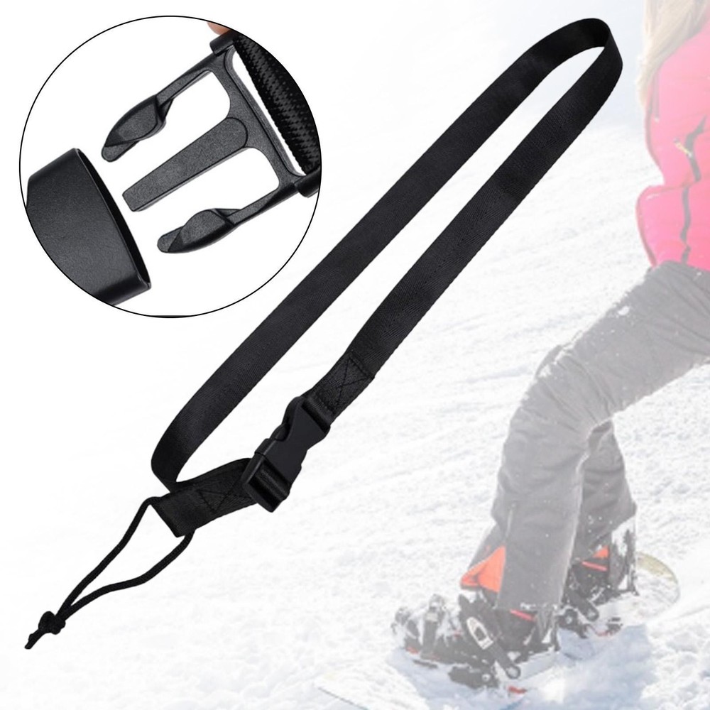 Snowboard Leash Binding Strap Ski Board Part Polyester Reusable Snowboard