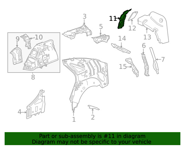 Genuine GM F Insulator 84315335