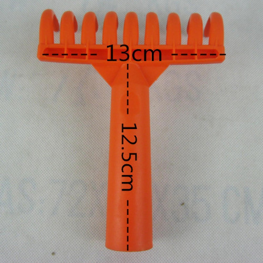 Small Yard Leaf Rake Lightweight Ergonomic Garden Rake Tool
