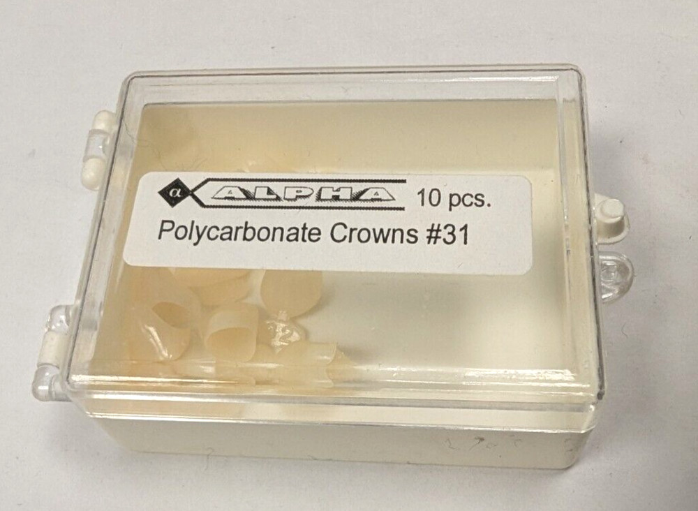 Polycarbonate Crowns 10 pcs/Pk #31