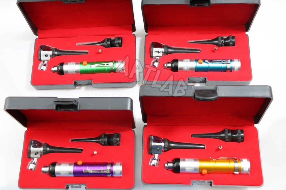 PROFESSIONAL EXCELLENT VETERINARY OTOSCOPE SET- DIAGNOSTIC SET FOR ANIMALS