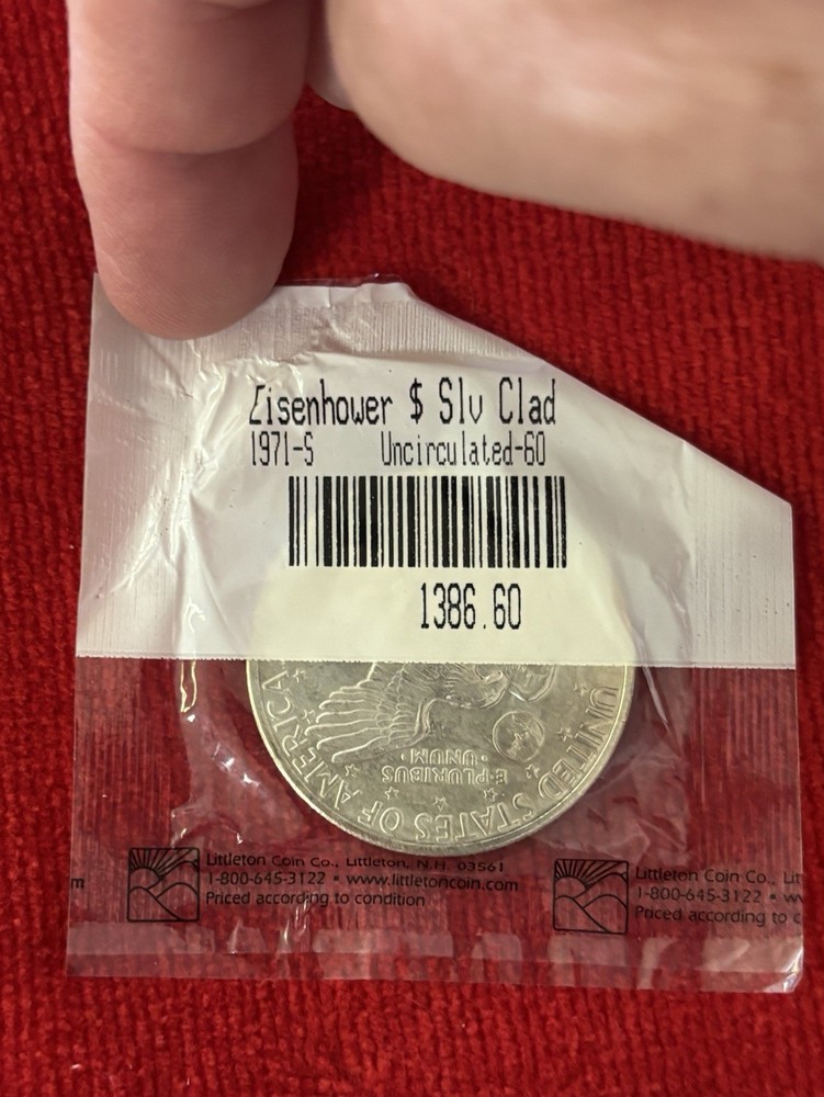 1971-S Eisenhower Silver Clad Uncirculated - 60