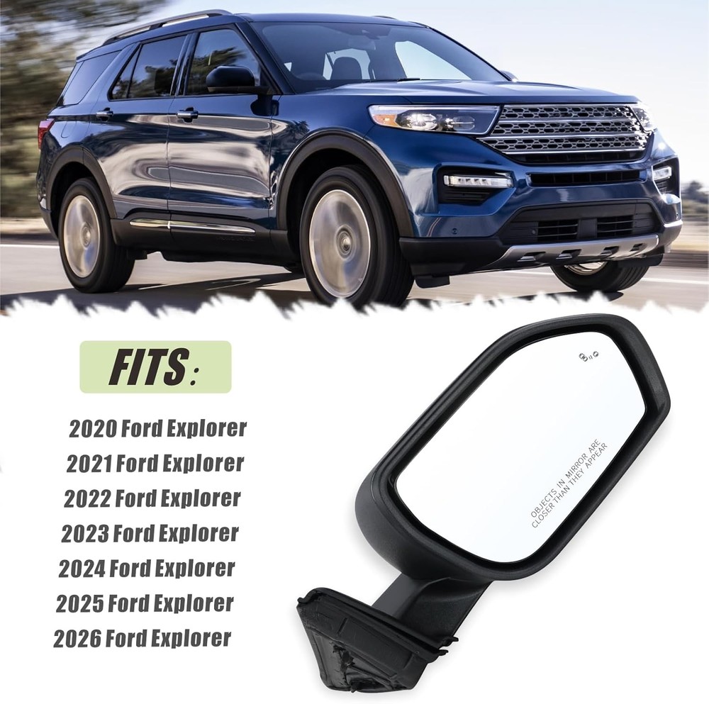 Ford Explorer Passenger Mirror 2020-2025 5Pins