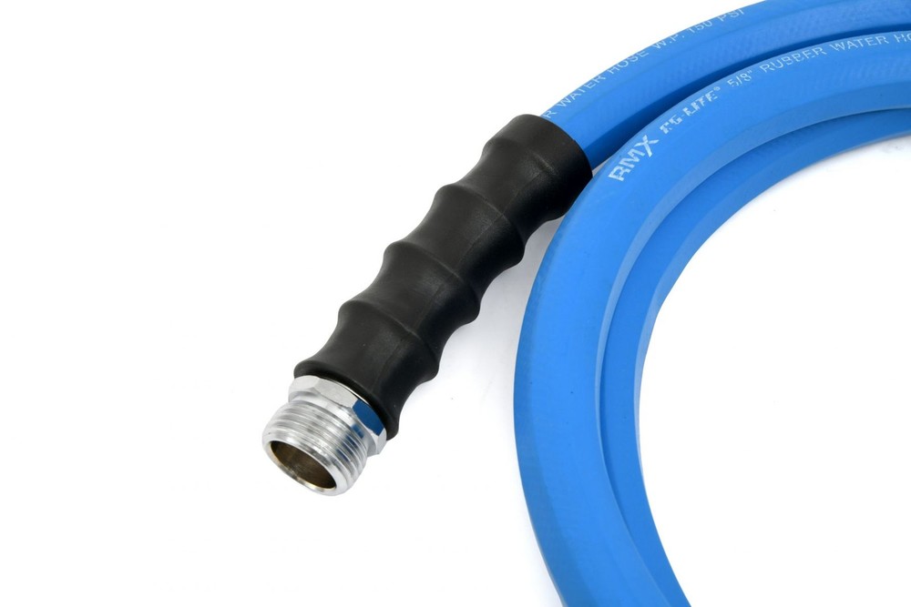 AG-Lite 5/8" x 10' Rubber Water Hose - Compact & Efficient