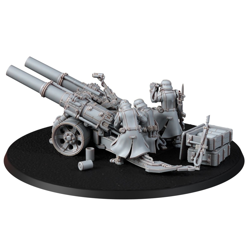 DEATH DIVISION SIEGE CANNON WITH CREW