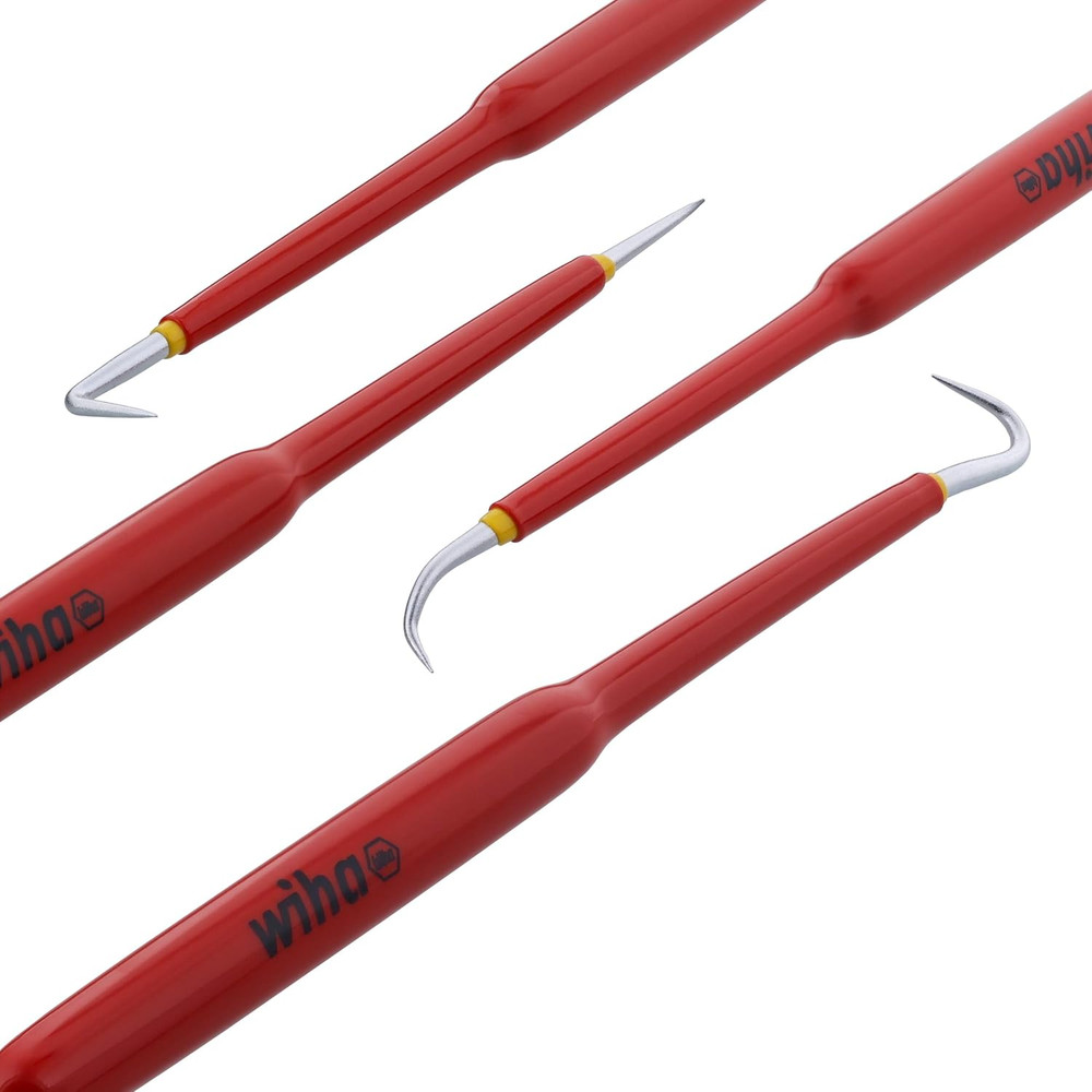 4-Piece Insulated Pick Set for Precision Work and Safe Handling