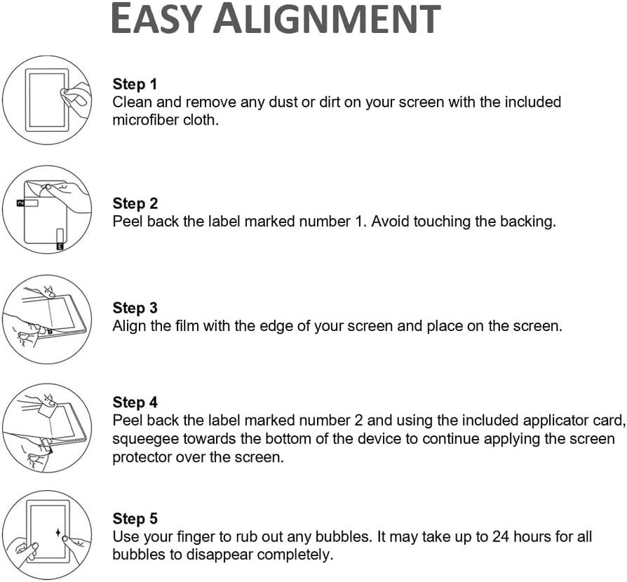 Antiglare Screen Protector (2 Pack), for Amazon Kindle (2022 & 2024 Releases)
