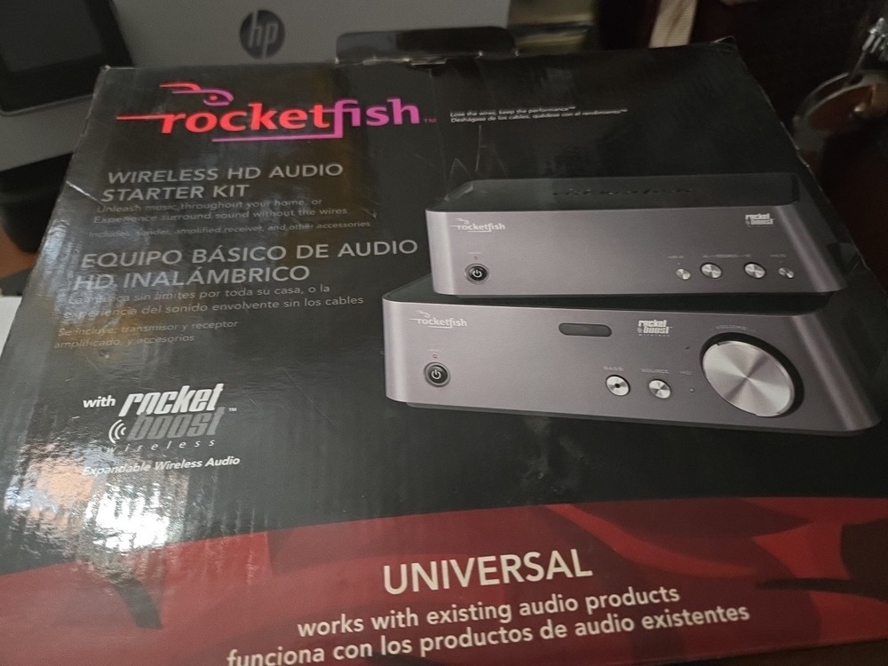 Rocketfish Rocket Boost RFRBKIT Wireless HD universal Audio Starter Kit Open Box
