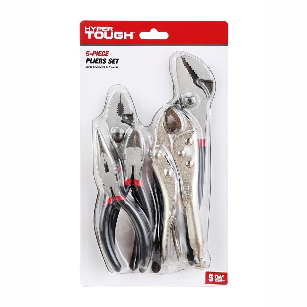 NEW, 5pc Assorted Pliers Set