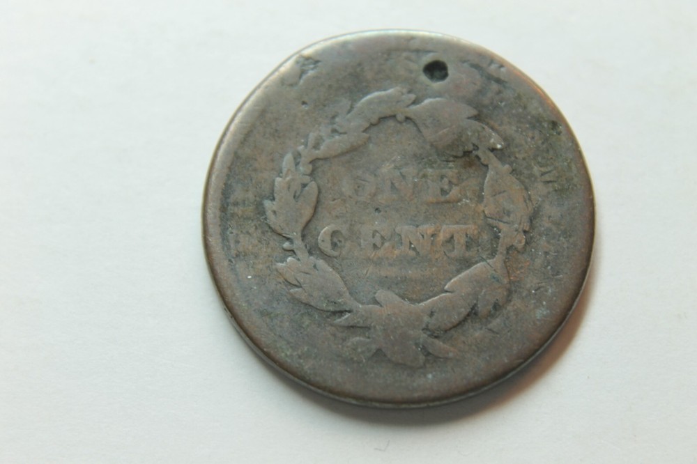 183? US Large Cent - Young Head(?) - Holed