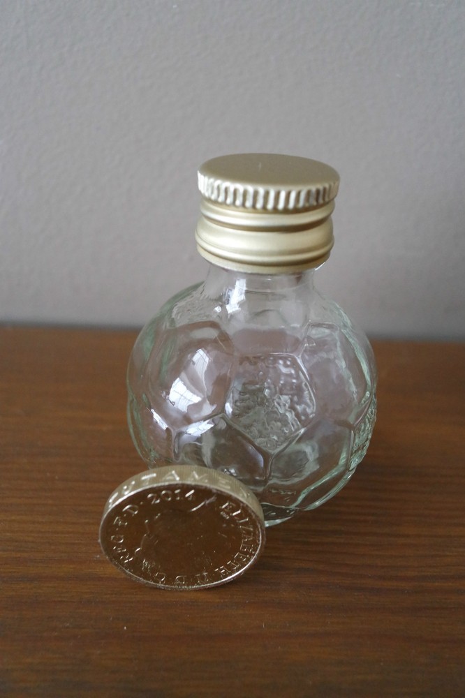 Football Shape Glass Bottle
