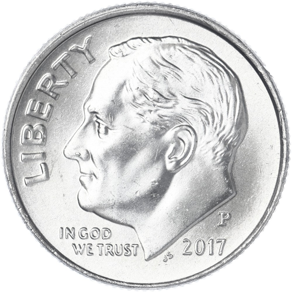 2017 P Roosevelt Dime BU US Coin
