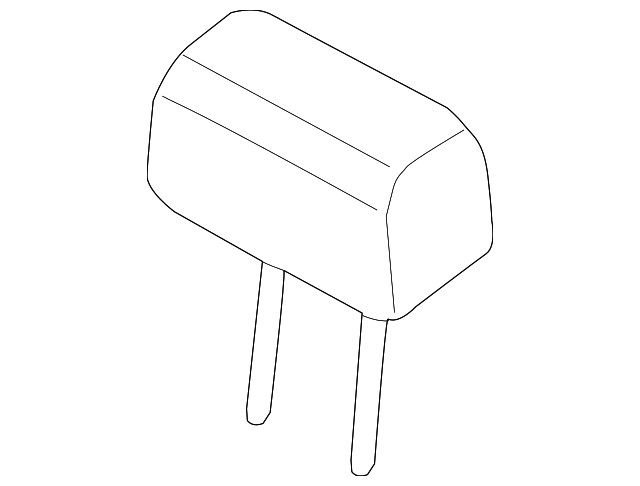 Genuine Ford Head Rest Assembly EJ7Z-78611A08-CB