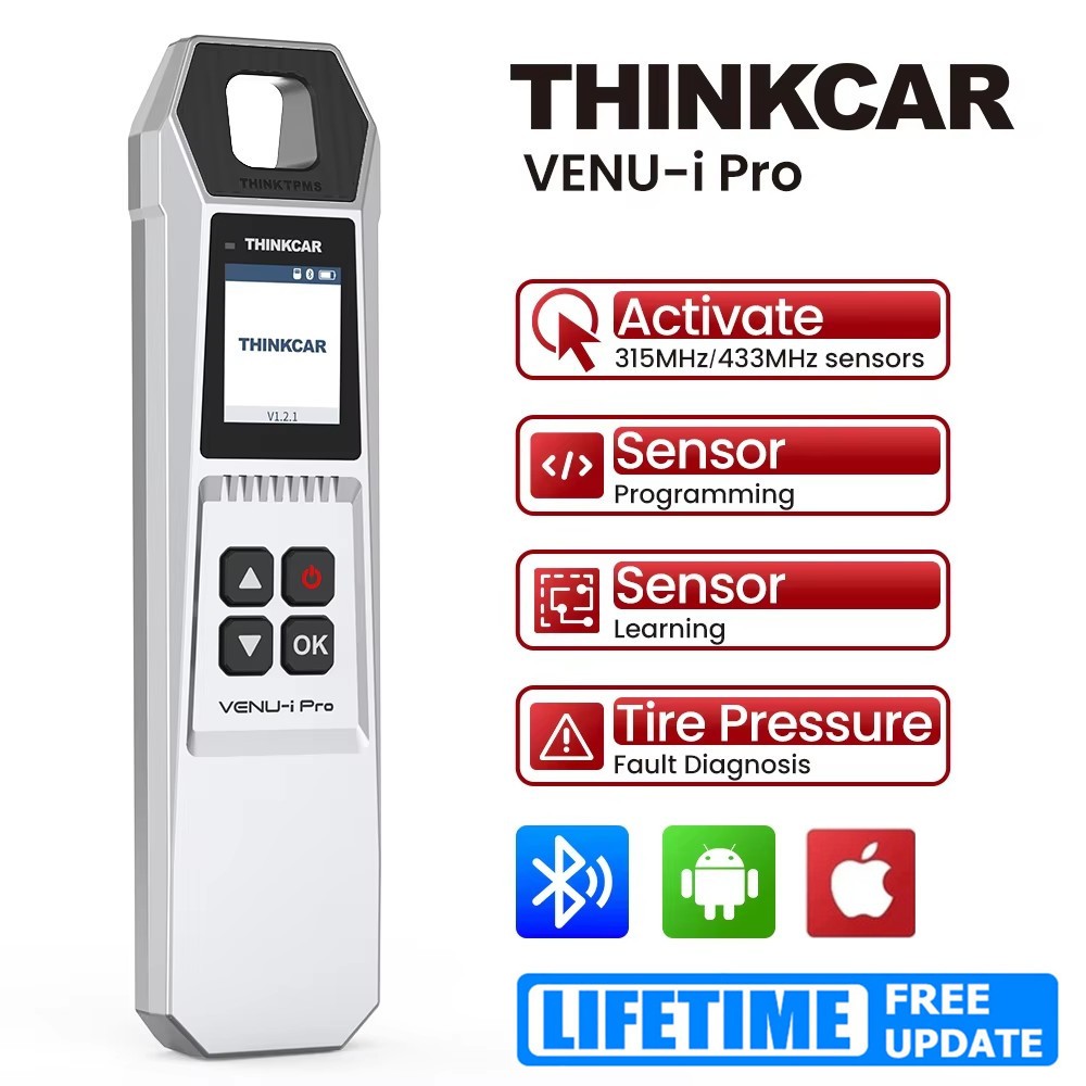 THINKTPMS VENU iPro TPMS Programmer Sensor Relearn Activate Tire Pressure Light