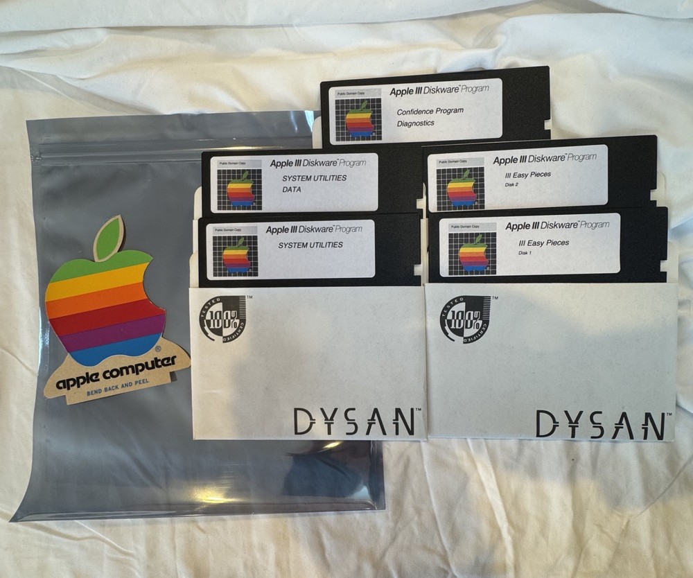 Apple III Computer Software Pack Diagnostics / Utilities / Office Suite