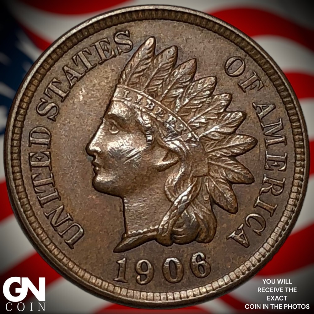 1906 Indian Head Cent Penny  M4788