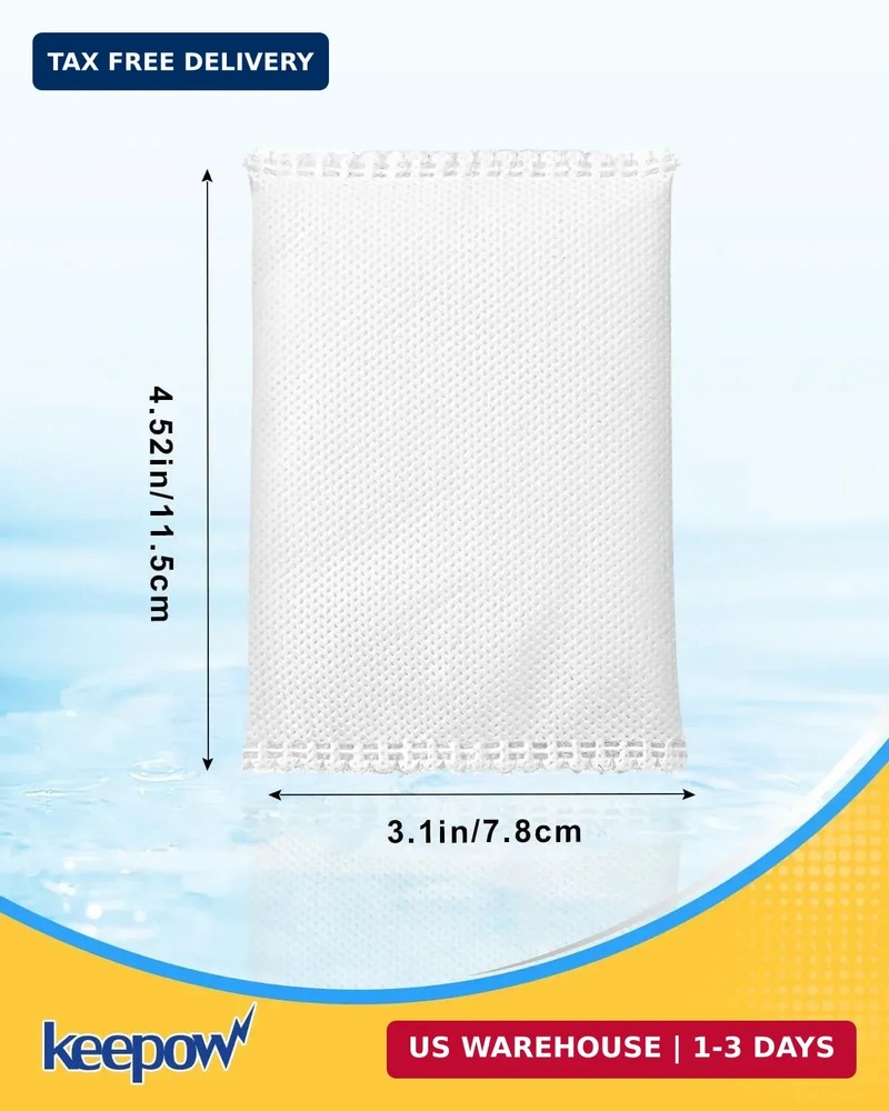 KEEPOW Odor Absorbing Filter Refill Deodorizer Compatible with Trash Cans 8 Gall