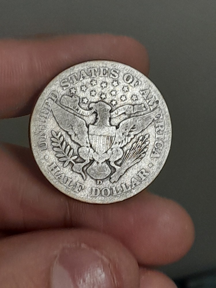 1907- D Barber Half Dollar #1