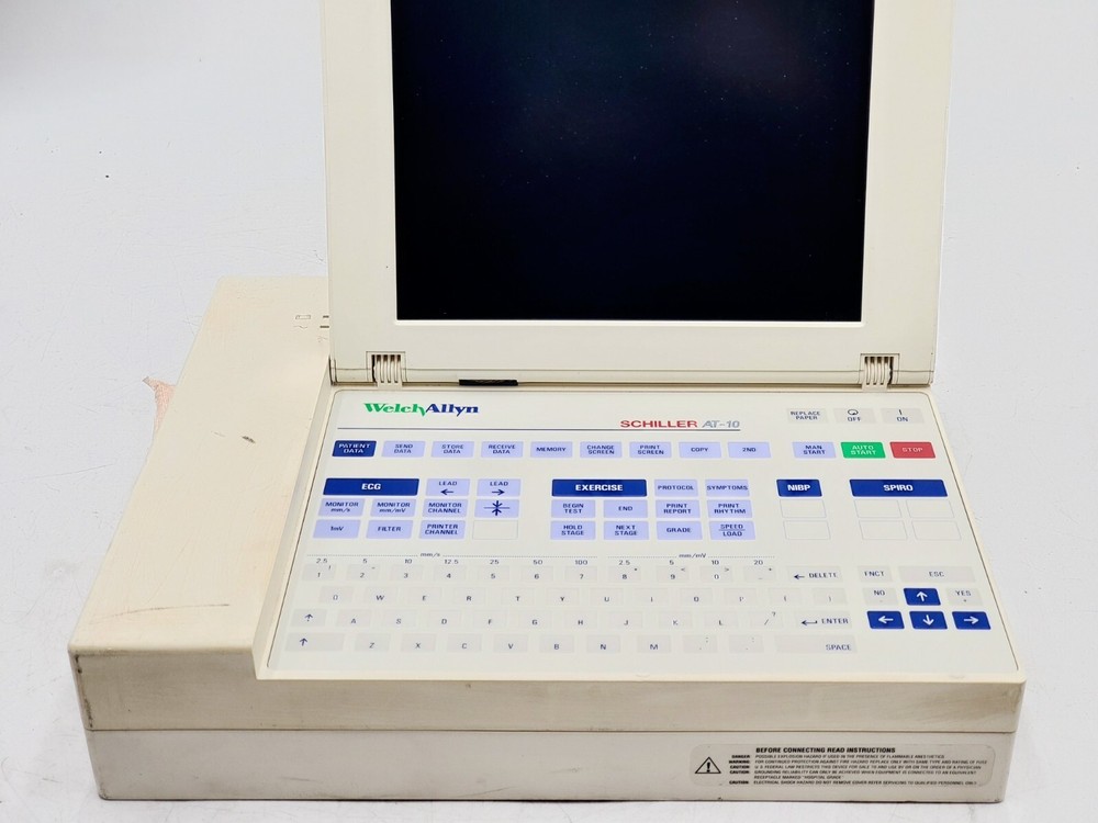 Schiller AT-10 EKG with Interpretation & Stress /Needs New Screen