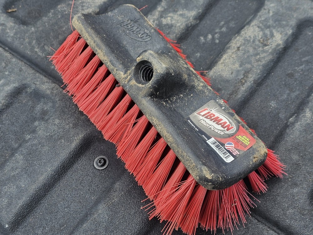 LIBMAN 516.0 Brush Head, Dual Surface Scrubber, Scrubbing Surface, 10" x 6"