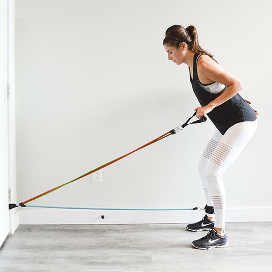 Exercise / Resistance Band 11 Piece Set | Upgraded Design | Adjustable Weights