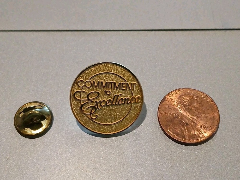 COMMITMENT TO EXCELLENCE LAPEL HAT PIN