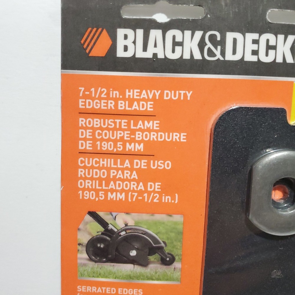 Heavy Duty Edger Blade Black Decker Replacement Blade 7-1/2" EB-007 NEW