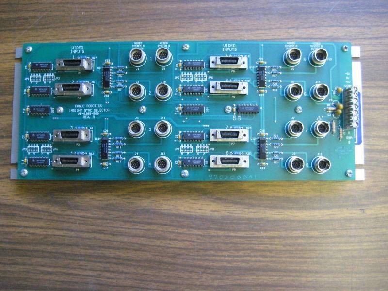 Fanuc VE-0365-500 Insight Sync Selector Board PLC Module VE0365500