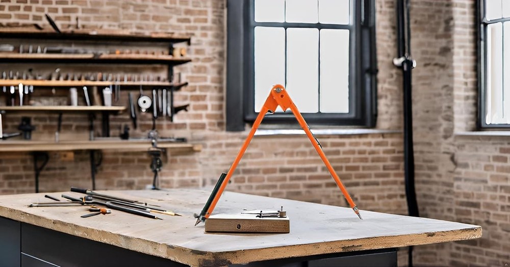 Professional Woodworking Compass with Pencil for Marking, Circle Maker Scriber