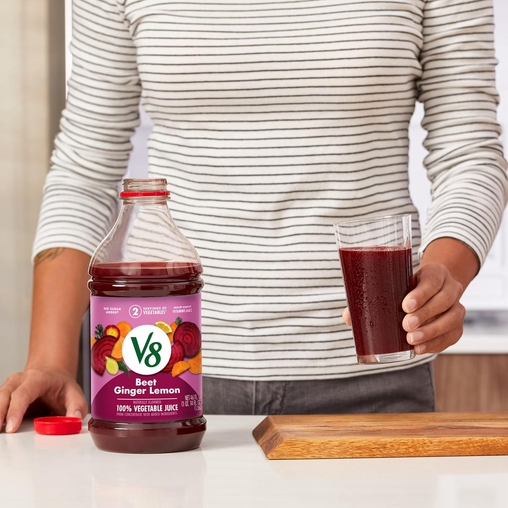 Beet Ginger Lemon 100% Vegetable Juice, 46 Fl Oz Bottle