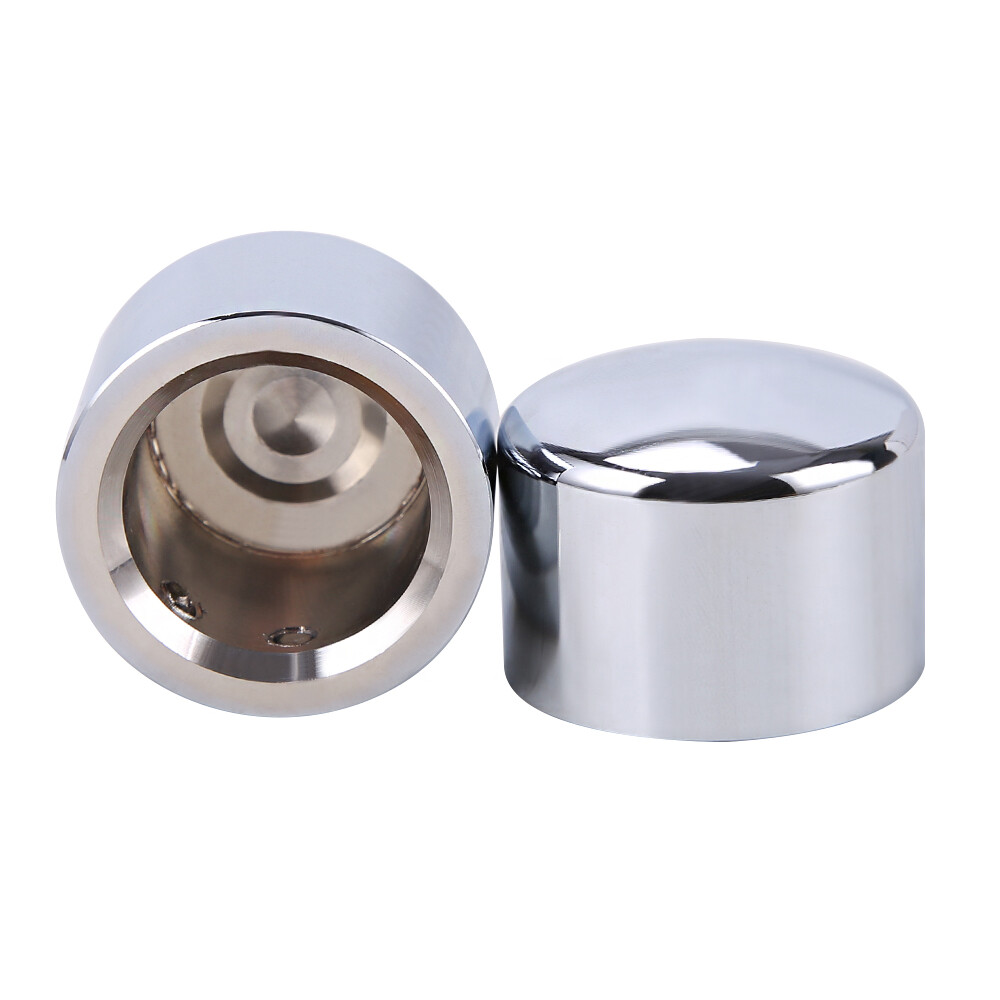 Front Axle Nut Cover Bolt Cap For Harley Dyna Softail Electra Road Glide Chrome