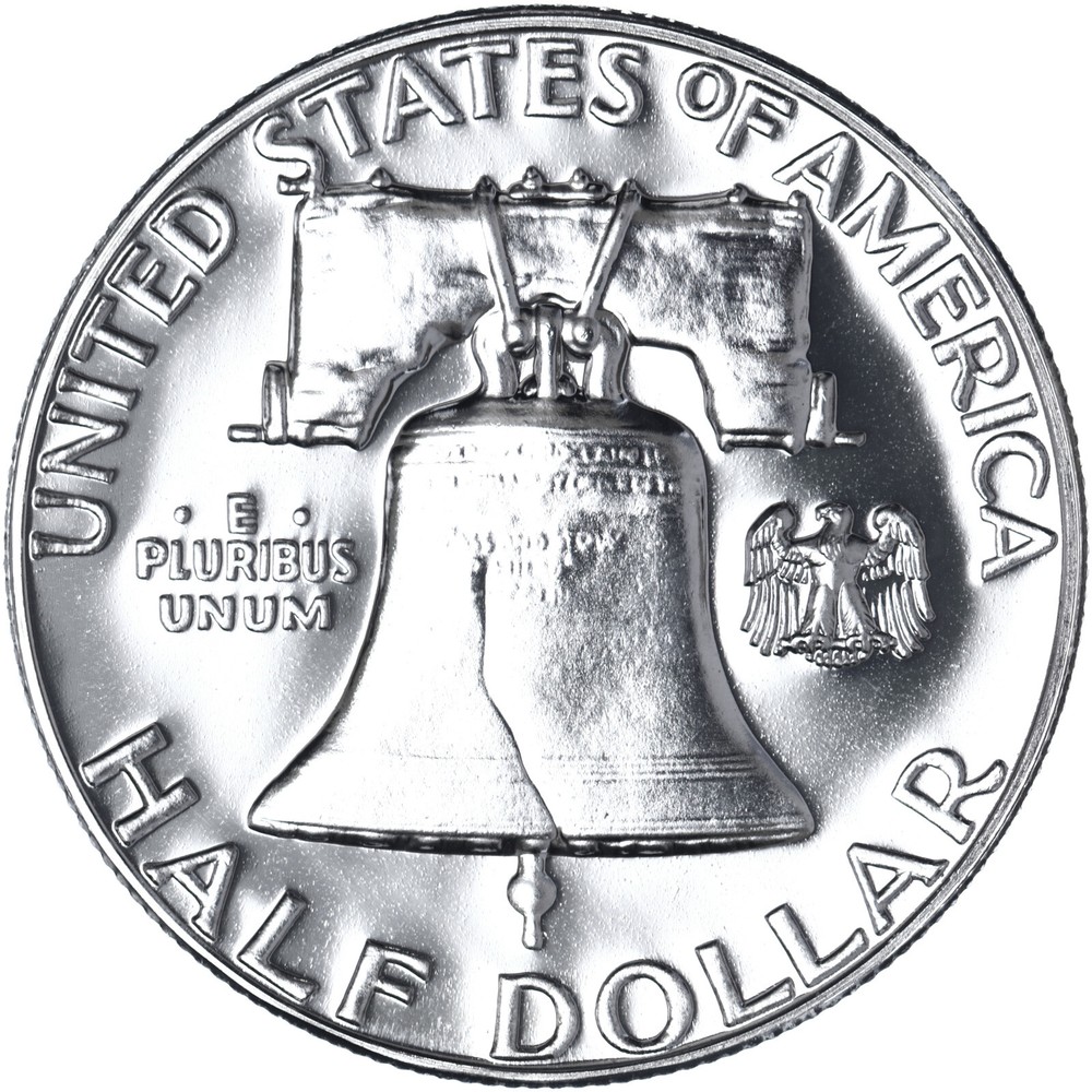 1958 (P) Franklin Half Dollar Gem Proof 90% Silver