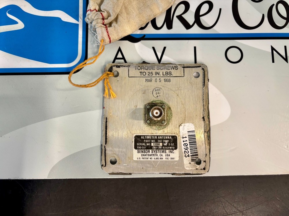 Altimeter Antenna S67-2002 Removed Working