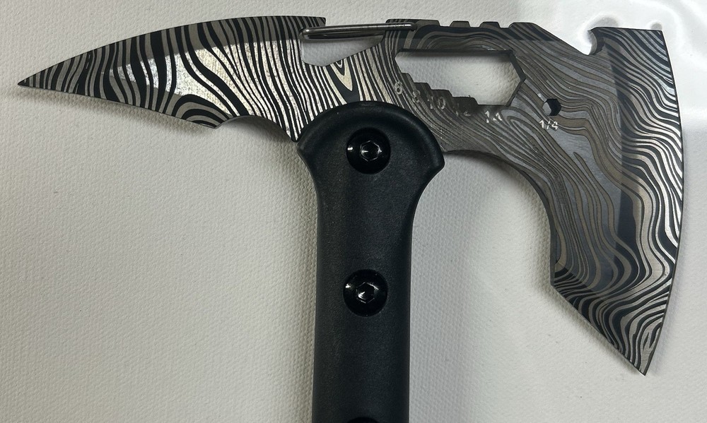 15" Tactical Tomahawk Axe DAMASCUS Pattern