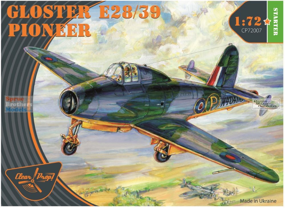CLPCP72007 1:72 Clear Prop Models Gloster E28 E39 Pioneer