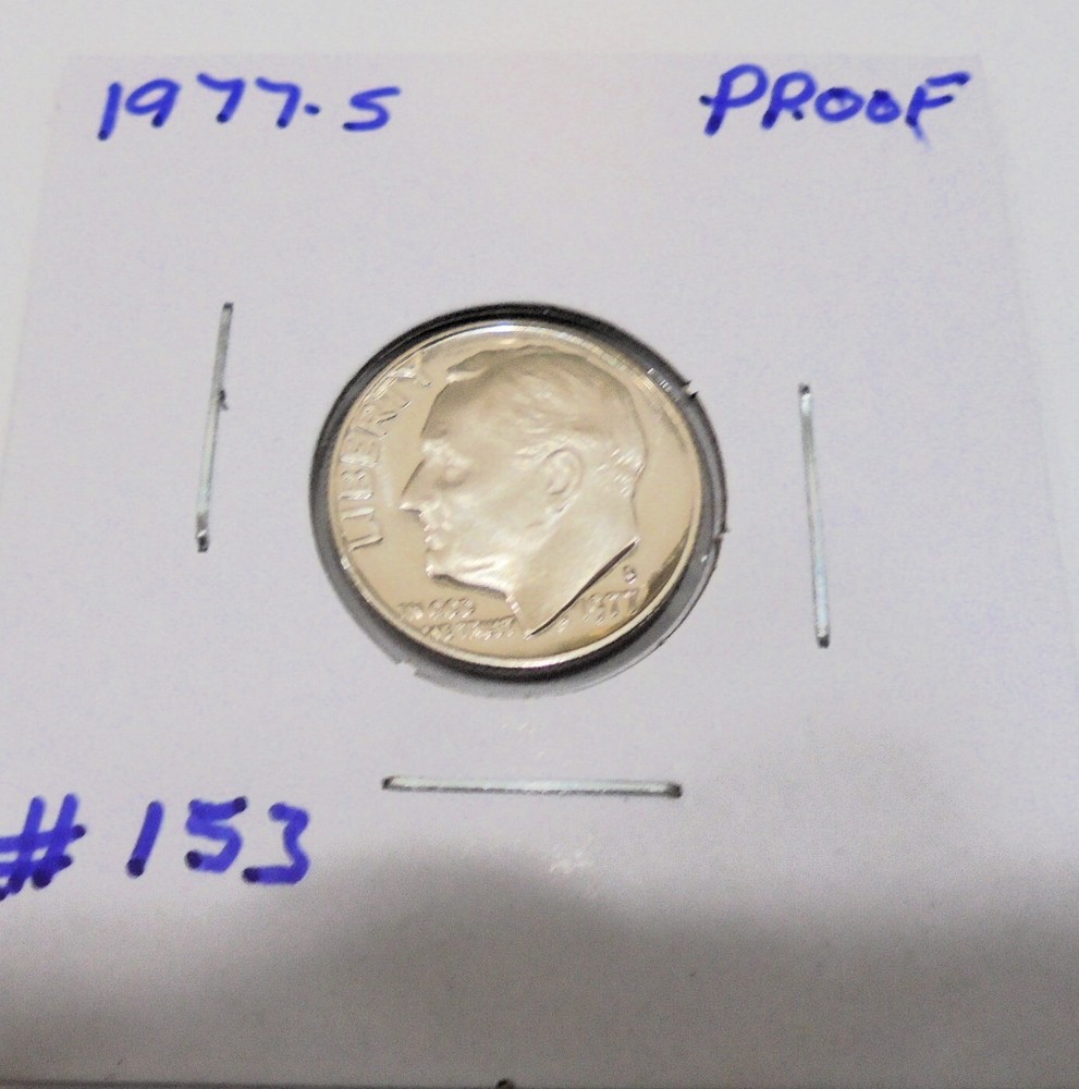 Nice 1977 s Proof Roosevelt Dime # 153 From A Proof Set
