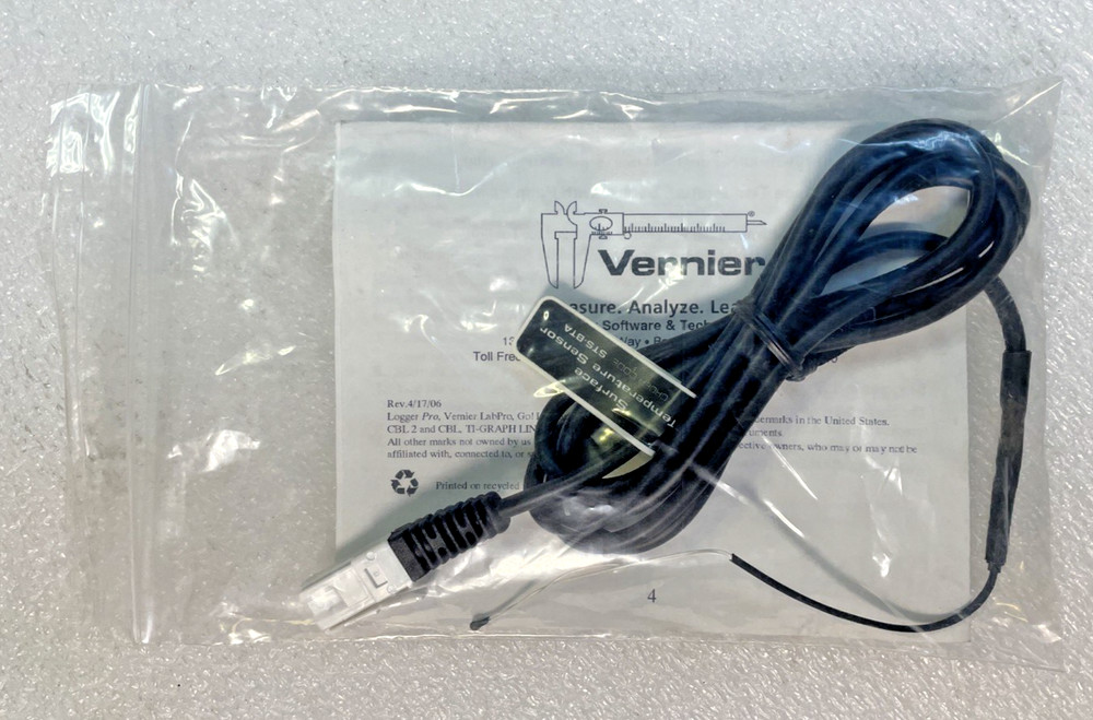 Vernier STS-BTA Surface Temperature Sensor, NEW