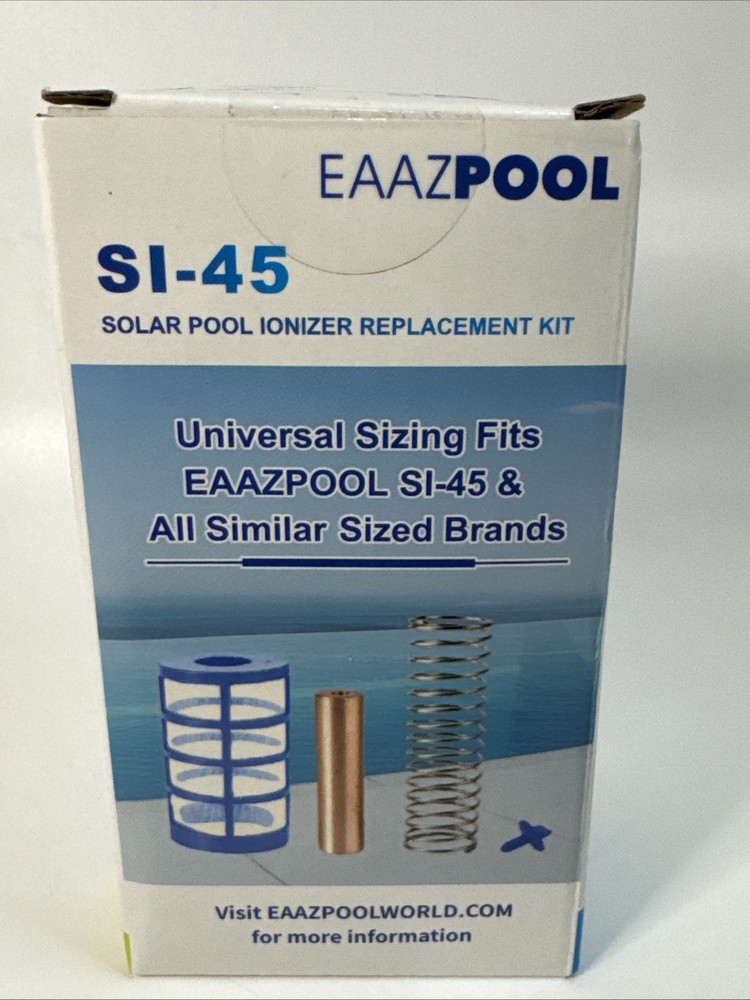 Universal Solar Pool Ionizer SI-45 Replacement Copper Anode & Basket Kit