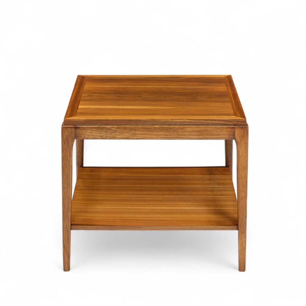 Lane Rhythm Mid Century Square Walnut Side End Table