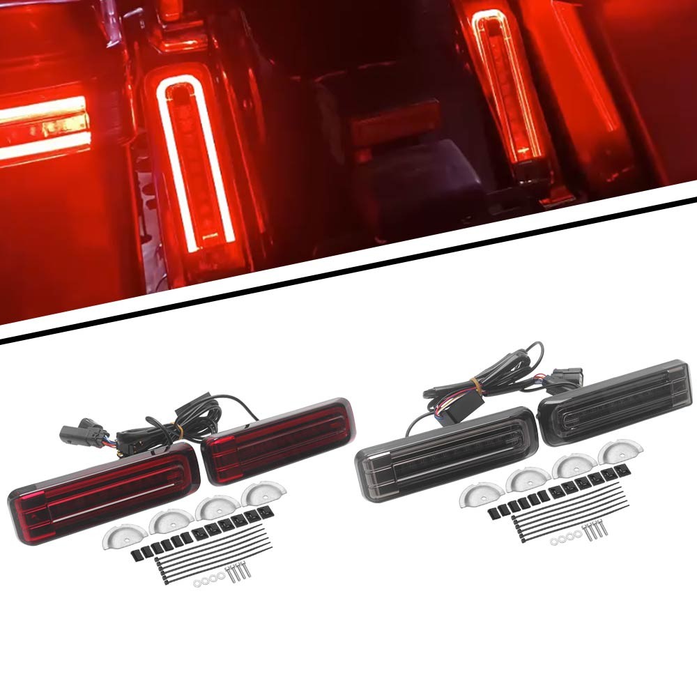2pc Saddlebag LED Insert Light for Harley Electra Glide FLHTCU/I FLHTK 2014-24