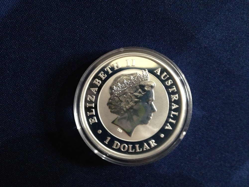 2016 Australian $1 Silver Wedge-Tailed Eagle Gem Proof-like BU One Ounce E6078